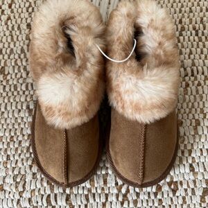 Cat & Jack Brown Kids Boots with Faux Fur